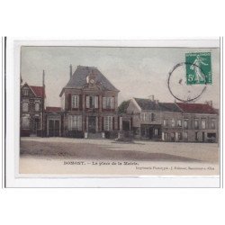 DOMONT : la place de la mairie - tres bon etat