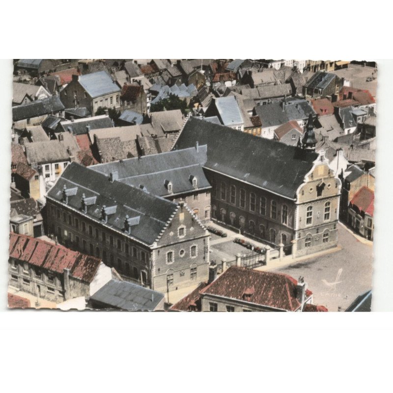 HAZEBROUCK: musée es augustins vue aérienne 10X15 - très bon etat