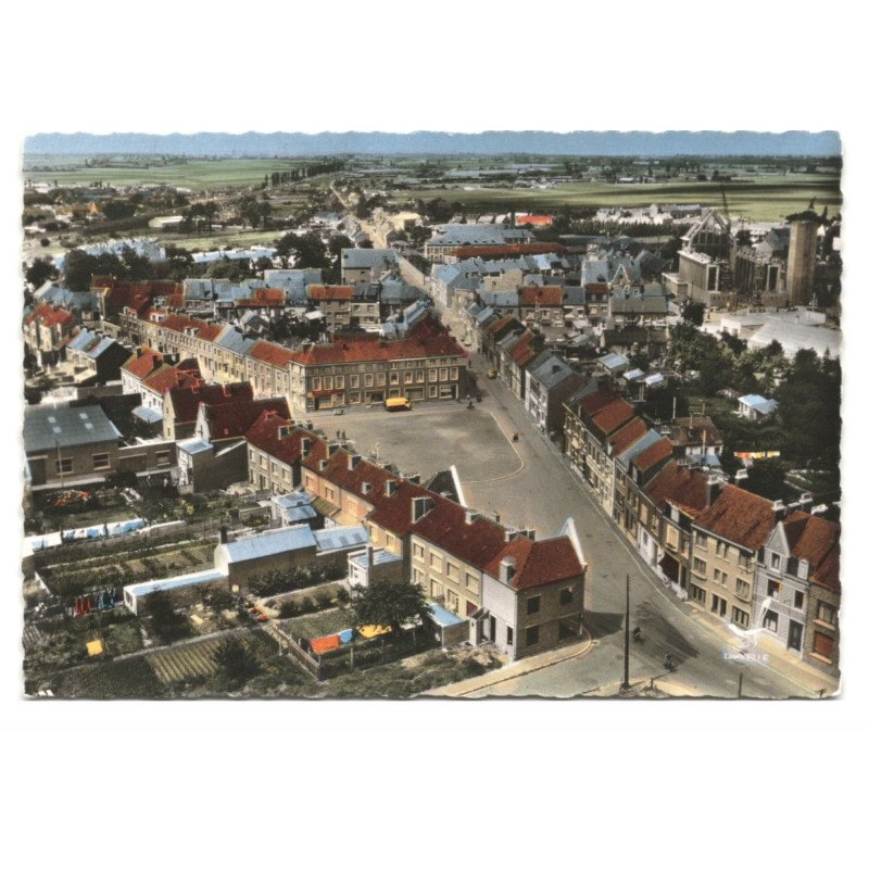 HAZEBROUCK: vue aérienne 10X15 - très bon etat