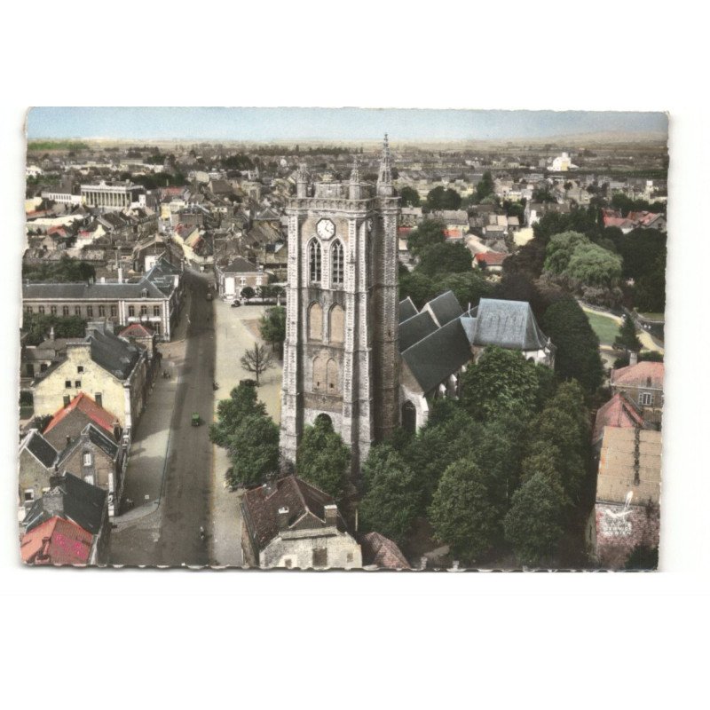 HAZEBROUCK: vue aérienne 10X15 - très bon etat