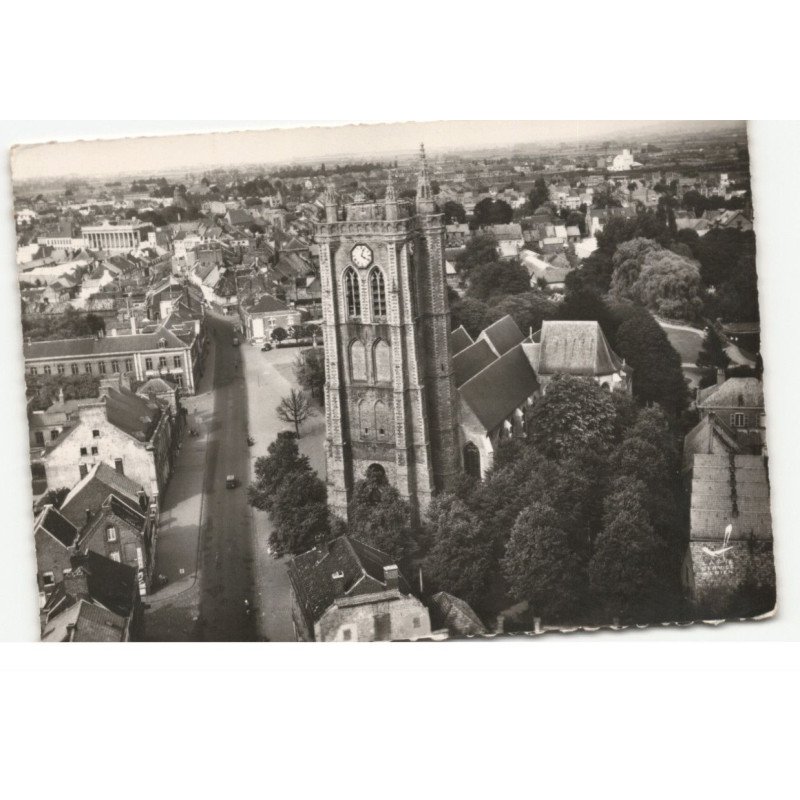 HAZEBROUCK: vue générale vue aérienne 10X15 - très bon etat