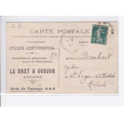ANGERS: brassage des cadres, cycles continental, le bret et goujon - très bon état