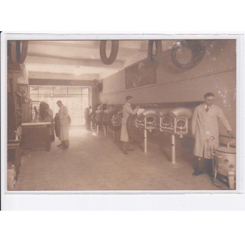 automobile pneu firestone, atelier - très bon état