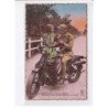 moto, je brûle le pavé conduir en carre cou, militaire - très bon état