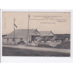 PONT-LEVOY: aérodrome de pont-levoy F. Morlat et Cie, école d'aviation - très bon état