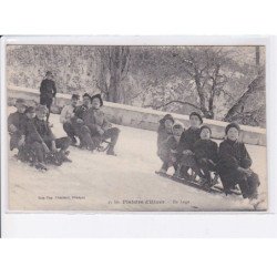 HAUTES ALPES: plaisirs d'hiver, en luge - très bon état
