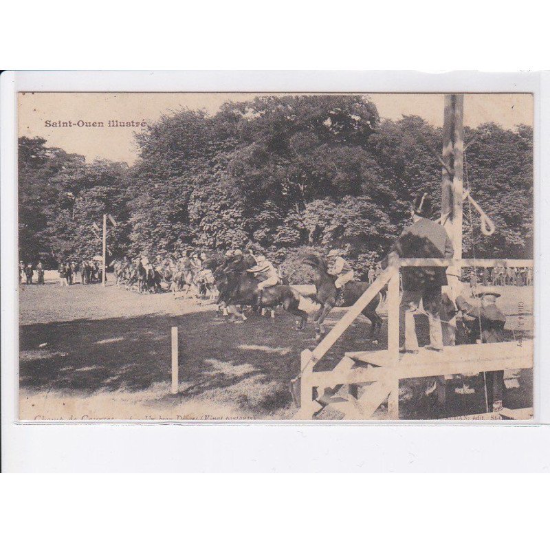 SAINT-OUEN: champ de courses, chevaux - très bon état