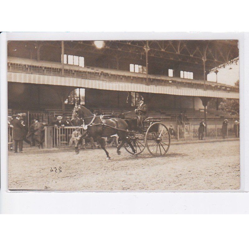 VICHY: champ de courses,, attelage cheval - état