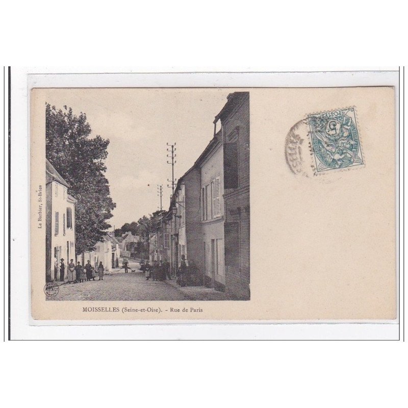 MOISSELLES : rue de paris - tres bon etat