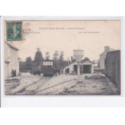 SAINTE-MERE-EGLISE: gare et tramway - état