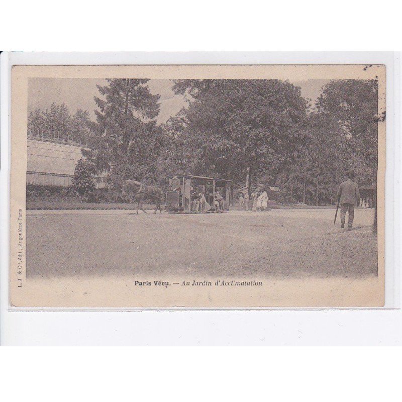 PARIS: au jardin d'acclamatation, tramway - état