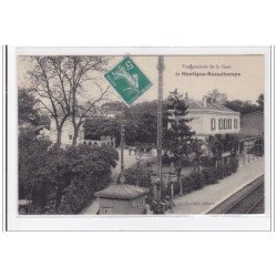 MONTIGNY-BEAUCHAMPS : vue generale de la gare - tres bon etat