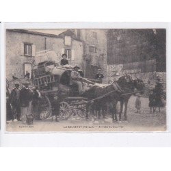 LA SALVETAT: arrivée du courrier, attelage - état