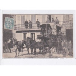 BARCELONNETTE: départ du courrier de barcelonnette pour prunière - très bon état