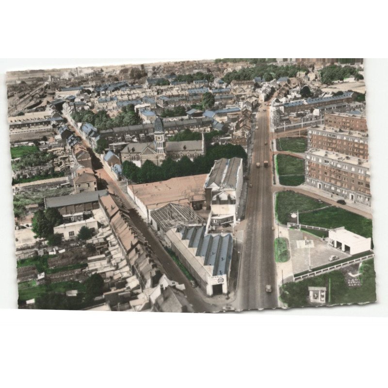 HAUBOURDIN: vue générale, vue aérienne, 11X15 - très bon état