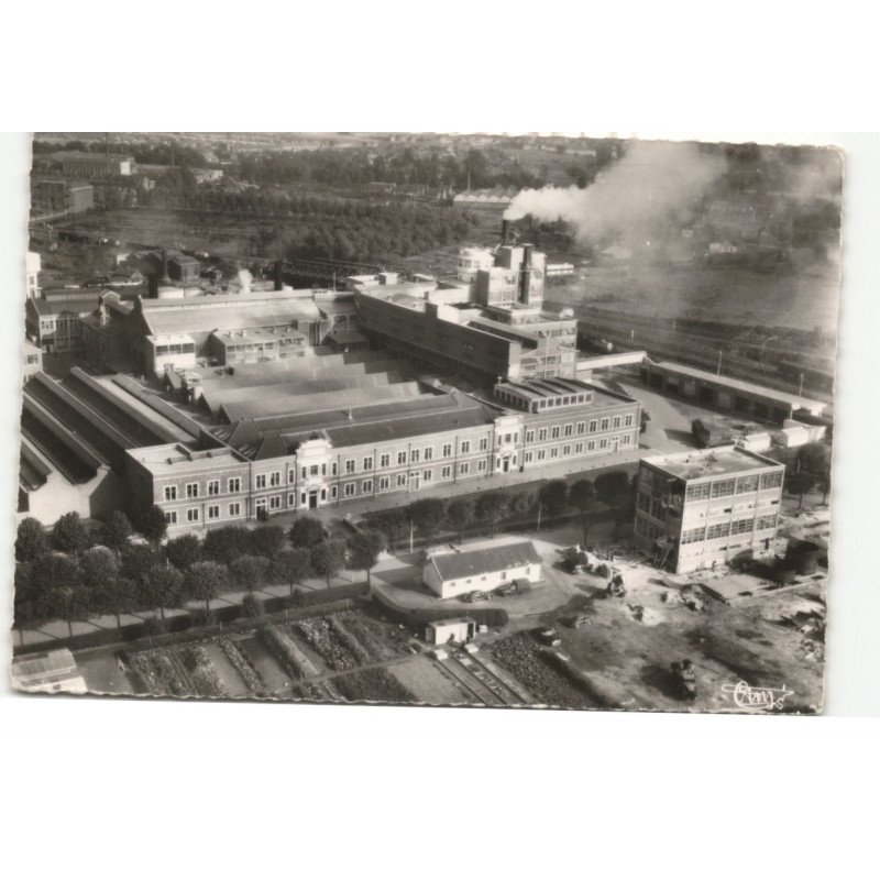 HAUBOURDIN: savonneries lever vue aérienne, 11X15 - très bon état