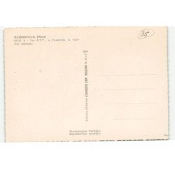 HAZEBROUCK: les P.T.T. la passerelle, la gare vue aérienne 11X15 - très bon état