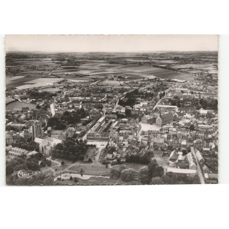 HAZEBROUCK: vue générale vue aérienne 11X15 - très bon état