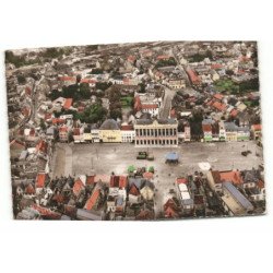 HAZEBROUCK: l'hôtel de ville vue aérienne 11X15 - très bon état