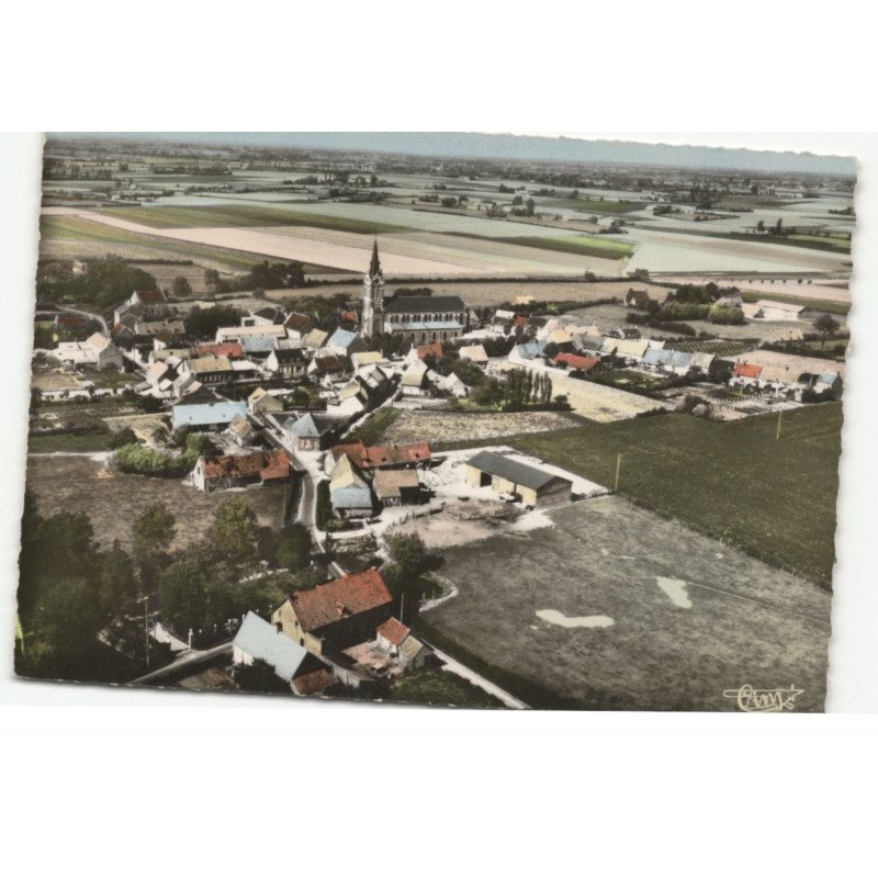 HONDEGHEM: vue générale vue aérienne 11X15 - très bon état