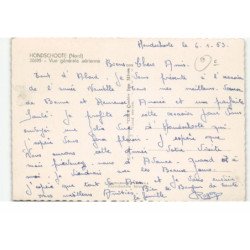 HONDSCHOOTE: vue générale vue aérienne 11X15 - très bon état