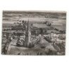 HONDSCHOOTE: vue aérienne, l'église vue aérienne 11X15 - très bon état