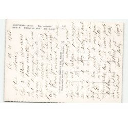 HOUPLINES: l'hôtel de villen les H.L.M. vue aérienne 11X15 - très bon état