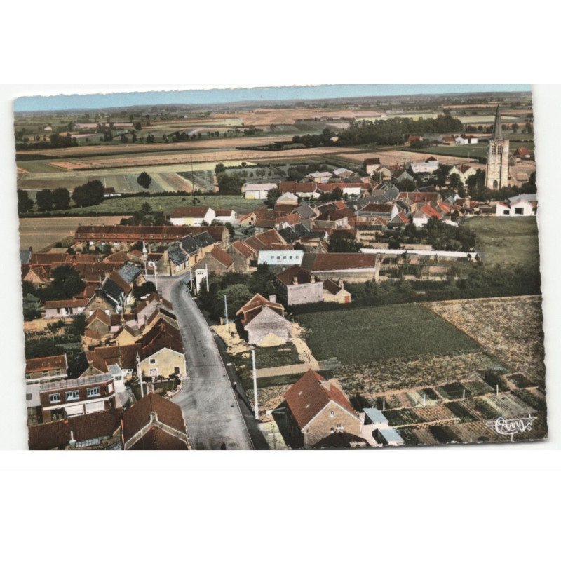 HOUTKERQUE: vue générale vue aérienne 11X15 - très bon état