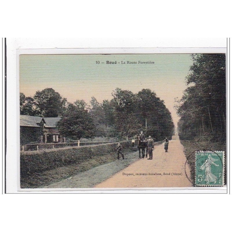 BOUE : la route forestiere - tres bon etat