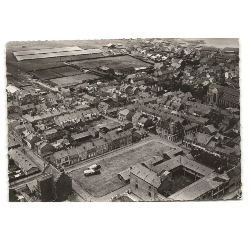 GRAND-FORT-PHILIPPE: vue générale vue aérienne 11X15 - très bon état