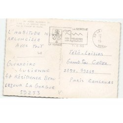 LA GORGUE: rue du générale de Gaulle vue aérienne 11X15 - très bon état