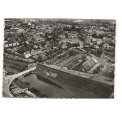 GRAVELLINES: vue générale vue aérienne 10X15 - très bon état