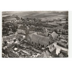 GRAVELLINES: l'église vue aérienne 10X15 - très bon état