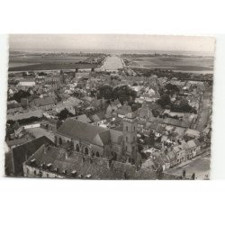 GRAVELLINES: panorama vers le chenal vue aérienne 10X15 - très bon état