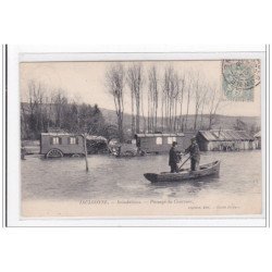 JAULGONNE : innondations, passage du courrier - tres bon etat