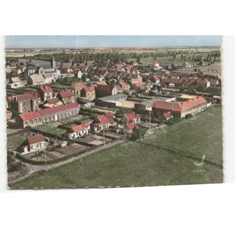 GHYVELDE: vue panoramique vue aérienne 10X15 - très bon état