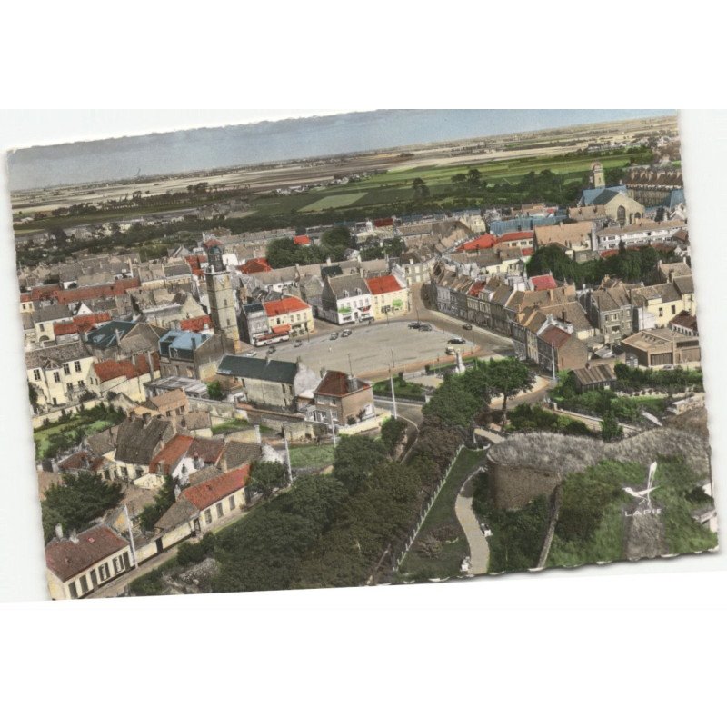 GRAVELINES: vue panoramique vue aérienne 10X15 - très bon état