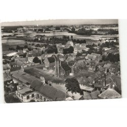 GUESNAIN: centre de la ville vue aérienne 10X15 - très bon état