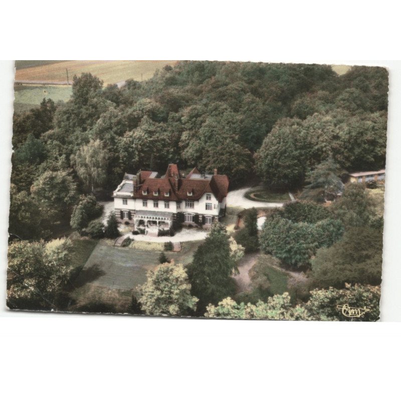 GRUZON: le château "clos normand" vue aérienne 10X15 - très bon état