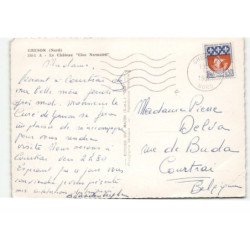 GRUZON: le château "clos normand" vue aérienne 10X15 - très bon état