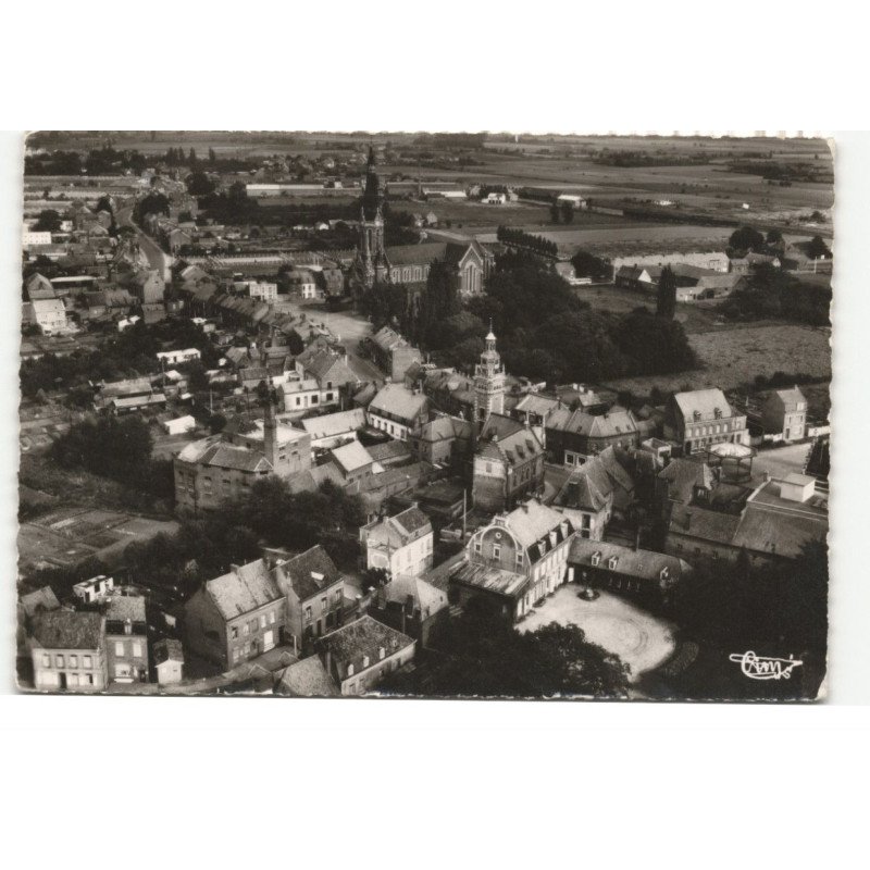 LA GORGUE: vue générale vue aérienne 10X15 - très bon état