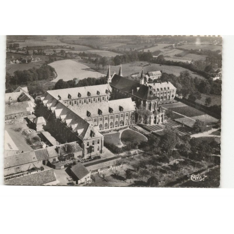 GODEWAERS-VELDE: abbaye sainte-marie au mint des cats vue aérienne 10X15 - très bon état