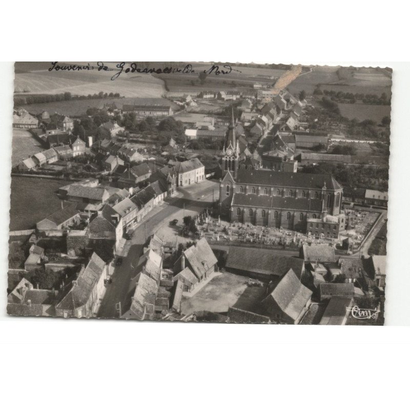 GODEWAERSVELDE: le centre vue aérienne 10X15 - très bon état