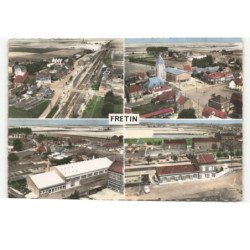 FRETIN: 4 vues vue aérienne 10X15 - très bon état