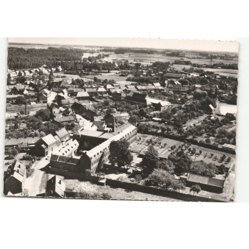 FLLINES-les-RACHES: le couvent, vue générale vue aérienne 10X15 - très bon état