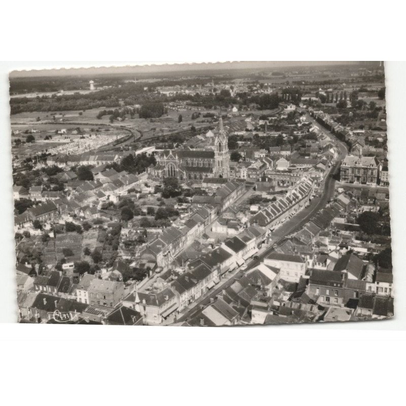 FRESNES-sur-ESCAUT: vue générale aérienne vue aérienne 10X15 - très bon état