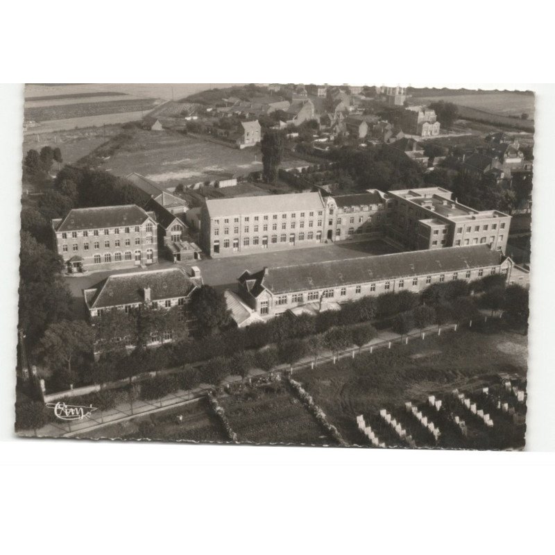 FOURNES-en-WEPPES: orphelinat saint-jacques vue aérienne 10X15 - très bon état