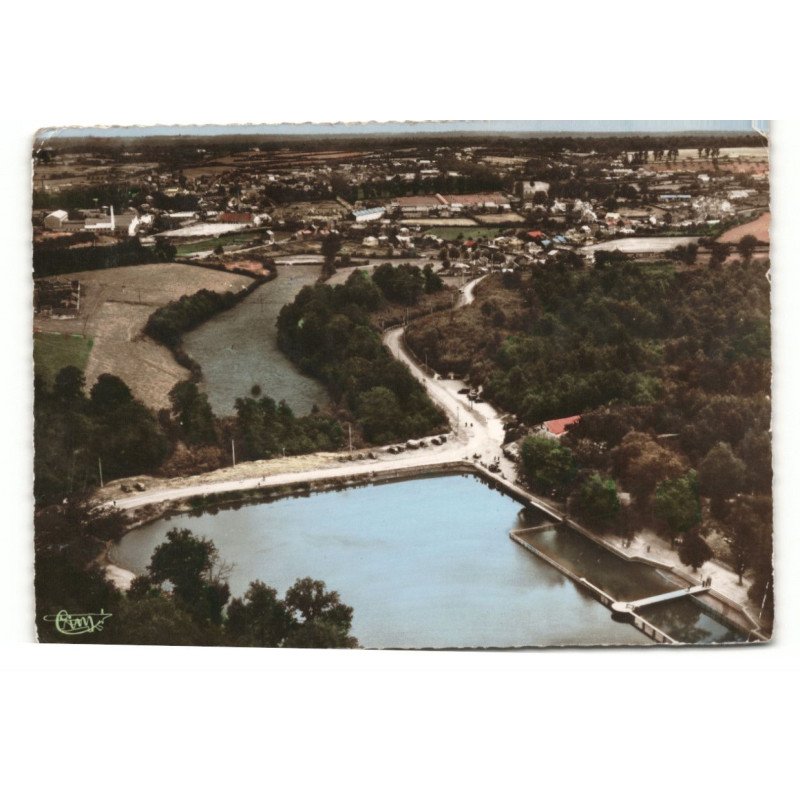 FOURMIES: étangs des moines vue aérienne 10X15 - très bon état