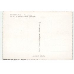 FOURMIES: le square et l'école victor-hugo vue aérienne 10X15 - très bon état