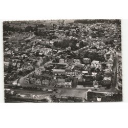 FOURMIES: quartier de la gare et centre vue aérienne 10X15 - très bon état
